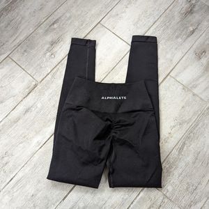 Alphalete Amplify black leggings in XS